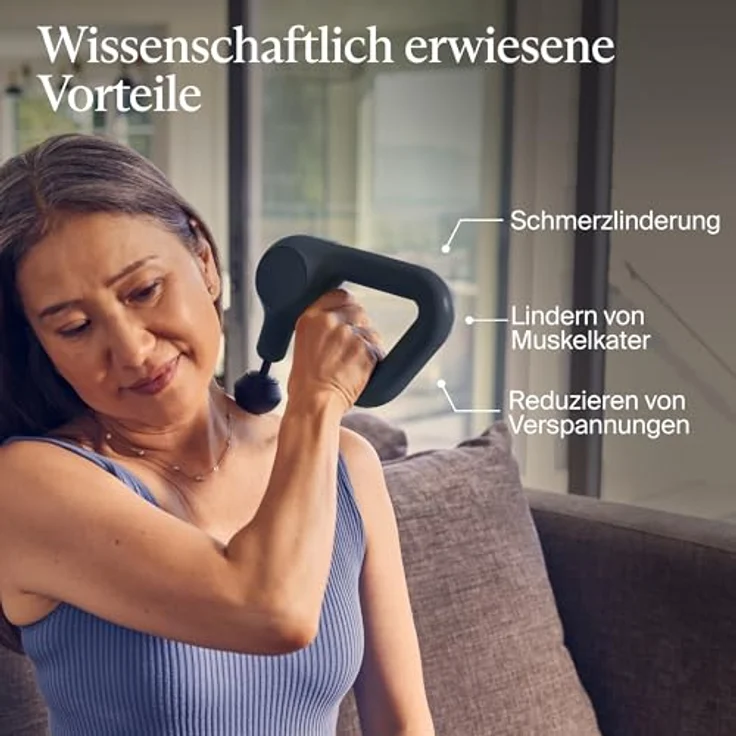 Therabody Theragun Relief, Handheld Percussion Massage Gun für Nacken, Rücken und Beine, batteriebetrieben, leicht und benutzerfreundlich – Bild 2
