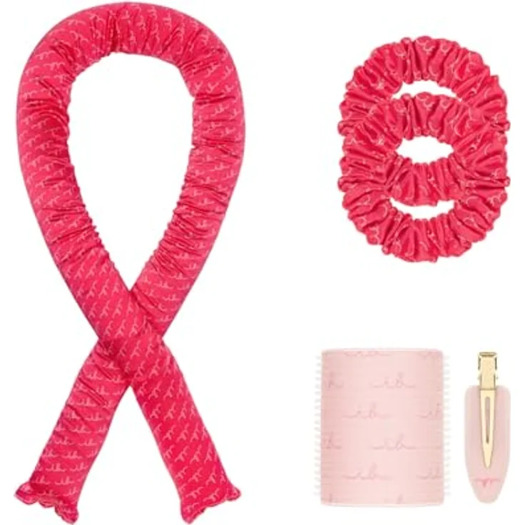 Invisibobble GIFT SET Beach Curl L - Hitzefreies Lockenset für große, voluminöse Strandwellen – Enthält 2 Haargummis, 1 Lockenwickler, 1 Haarspange & 1 Lockenband – Perfekt für glamouröse Looks – Bild 2