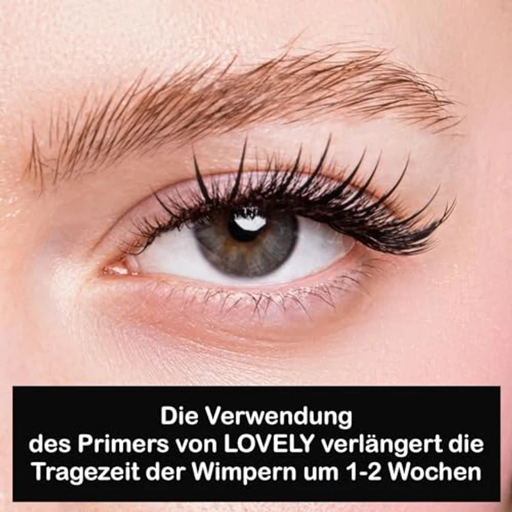 LOVELY Wimpernverlängerungs Primer, geruchlos - 15ml, Haftvermittler für maximale Haftkraft und optimale Vorbereitung der Naturwimpern, für professionelle Wimpern Extensions Anwendungen – Bild 4