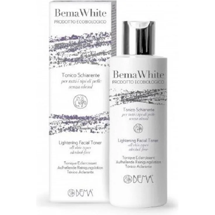 Bema Tonic Brightening White, Gesichtsreinigung mit Anti-Pigmentierung für einen gleichmäßigen Teint, 200 ml
