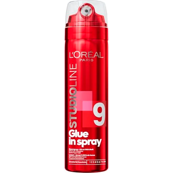 L'Oréal Paris Studio Line Mikro-Zerstäuber Haarspray, 100H extrem starker Halt, feuchtigkeits- & schweißbeständig, für alle Haartypen, 200ml