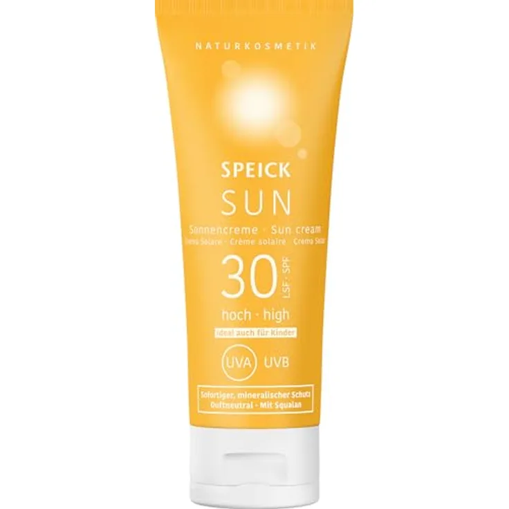 Speick Sun Sonnencreme LSF 30 | Feuchtigkeitsspendend | Naturkosmetik (COSMOS) | Zinkoxid | 60 ml
