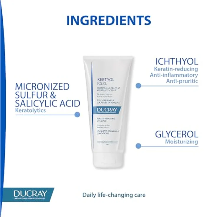 Ducray Shampoo Kertyol P.S.O. Shampooing Traitant Rééquilibrant 200 ml – Bild 6