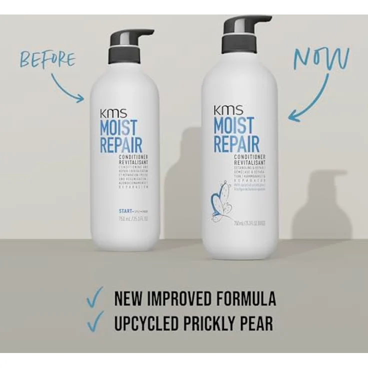 KMS MOISTREPAIR Conditioner 750ml für kraftloses, trockenes Haar, das zu Haarbruch und Spliss neigt, von KMS – Bild 5