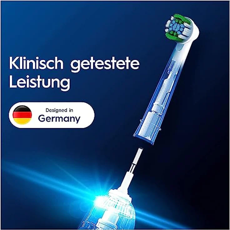 Oral-B Pro Precision Clean Aufsteckbürsten für elektrische Zahnbürste, 10 Stück, Zahnreinigung, X-Borsten, Original Oral-B Zahnbürstenaufsatz, briefkastenfähige Verpackung, Designed in Germany – Bild 5