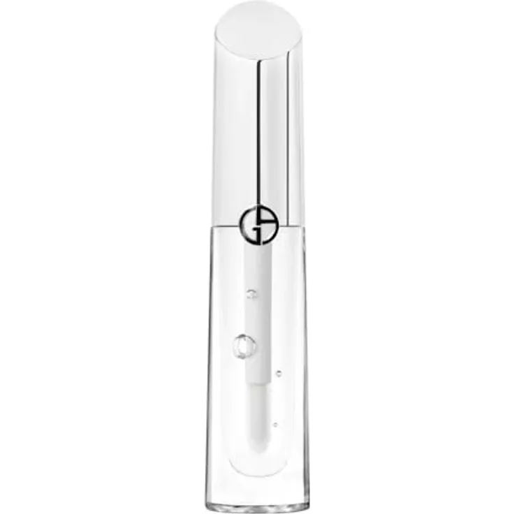 GIORGIO ARMANI Prisma Glaslipp-Gloss – 01 transparenter Glanz, High-Gloss Lip Gloss, 0,11 oz, feuchtigkeitsspendende nicht haftende Formel