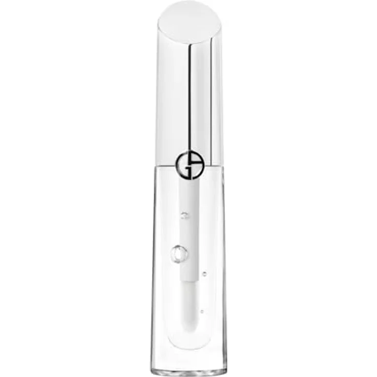 GIORGIO ARMANI Prisma Glaslipp-Gloss – 01 transparenter Glanz, High-Gloss Lip Gloss, 0,11 oz, feuchtigkeitsspendende nicht haftende Formel