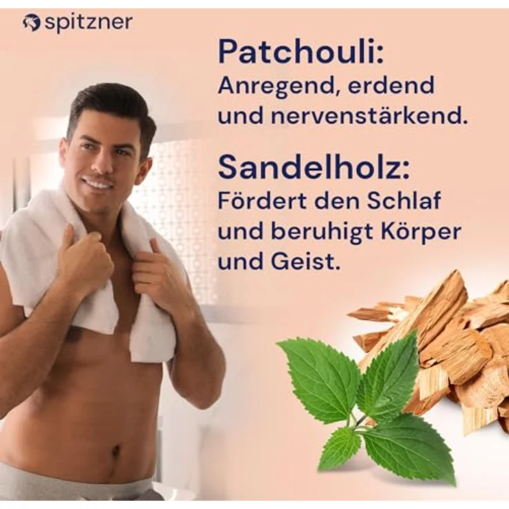 Spitzner Duschschaum Pure Man, 100% vegan, 3 x 150 ml, mit außergewöhnlichem Duft und sanftem Schaum – Bild 5