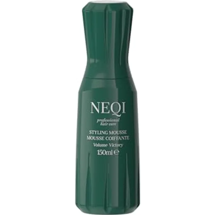 NEQI Volume Victory Styling Mousse, leichtes Volumen-Mousse mit Hitzeschutz für feines & dünnes Haar, feuchtigkeitsspendend, langanhaltendes Volumen ohne Verkleben, 150 ml
