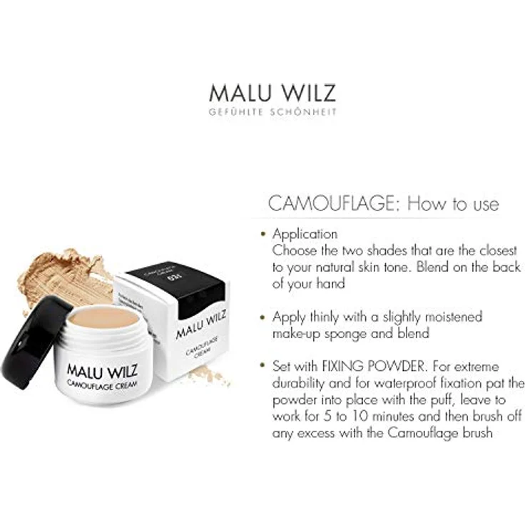 Malu Wilz - Beauté Camouflage Cream - 6 g (Walnut Brown Squirrel) – Bild 5