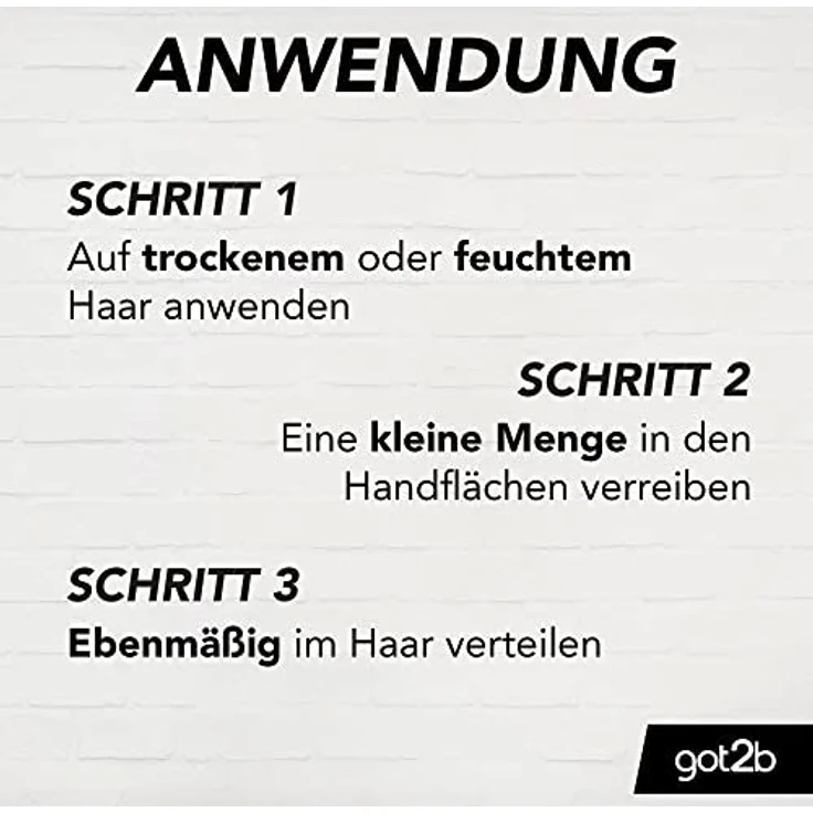 got2b Kleber Haar Gel Halt 6 (150 ml), wasser- und schweißfestes Styling Gel für krassen Halt, hart wie Beton bis zur nächsten Haarwäsche, für vertikale und Sleek Looks – Bild 5