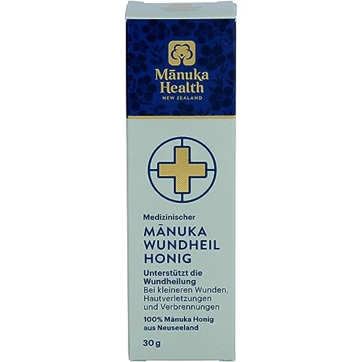Manuka Health Wundheilhonig Tube 30 g, zur Unterstützung der Wundheilung