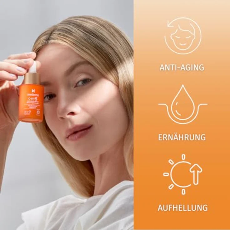 SESDERMA C-Vit 5 30 ml | Liposomales Serum mit 5 Arten Vitamin C | Strahlender Teint und Anti-Aging Effekt, für alle Hauttypen – Bild 4
