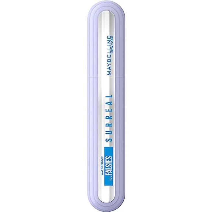 Maybelline New York Mascara mit Falsche Wimpern Effekt, Mit Hybrid Faser Techologie und verlängernder Helix Bürste, The Falsies Surreal Mascara, Schwarz, wasserfest, 10 ml – Bild 1