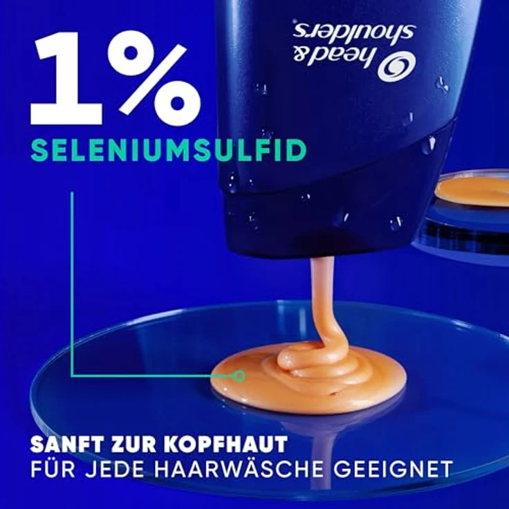 Head & Shoulders Cooling Itch Rescue, Anti-Schuppen Shampoo mit 1% Selensulfid, 400ml, Clinical Strength, für hartnäckige Schuppen und Juckreiz, mit intensivem kühlendem Menthol – Bild 4