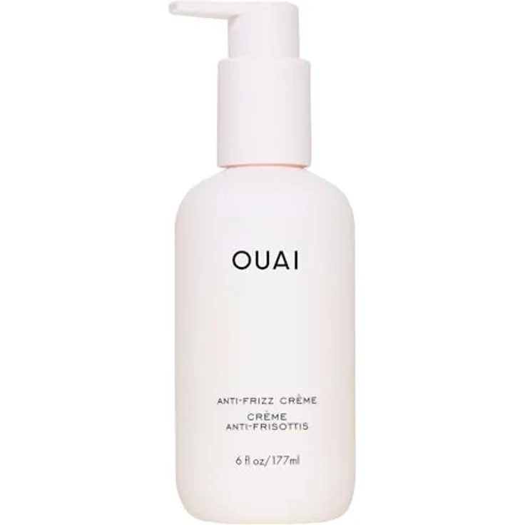 Ouai Anti-Frizz Crème, Stylingcreme für Damen mit Hitzeschutz bis 232 °C, 177 ml