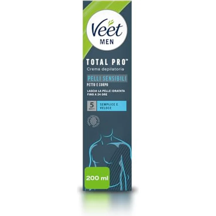 Conter Veet men Enthaarungscreme für den Körper 200ml - empfindliche Haut – Bild 2
