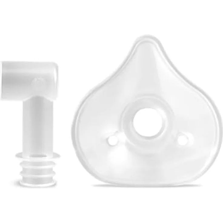 PARI BABY Maske Grösse 3, Inhalationsmaske mit BABY Winkel für PARI Vernebler, leichte Desinfektion, robustes Polypropylen