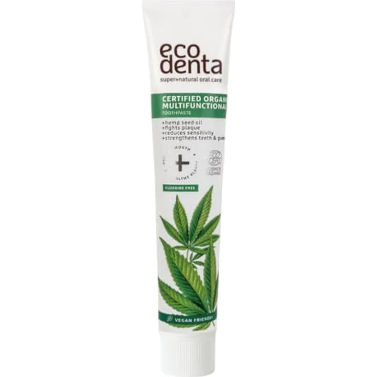 Ecodenta Organic Multi-Functional Zahnpasta mit Hanföl gegen Plaque 75 ml Unisex – Bild 5
