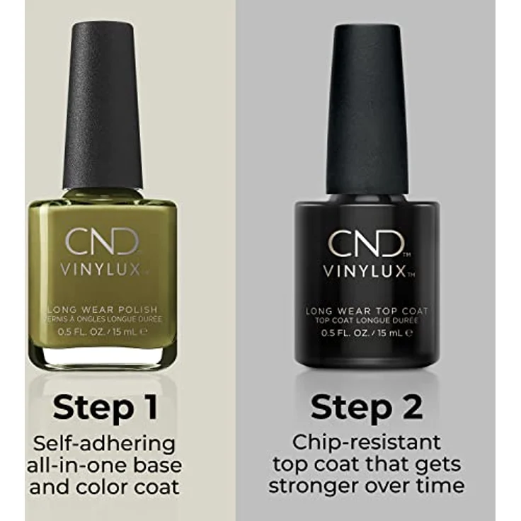 CND Vinylux - Langanhaltender Nagellack - Klassischer Nagellack - Olive Grove #403 15 ml – Bild 4