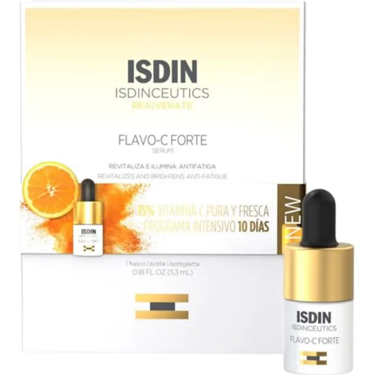 ISDIN Isdinceutics Rejuvenate Flavo-C Forte Serum 3,5 ml - Gesichtsserum für müde Haut