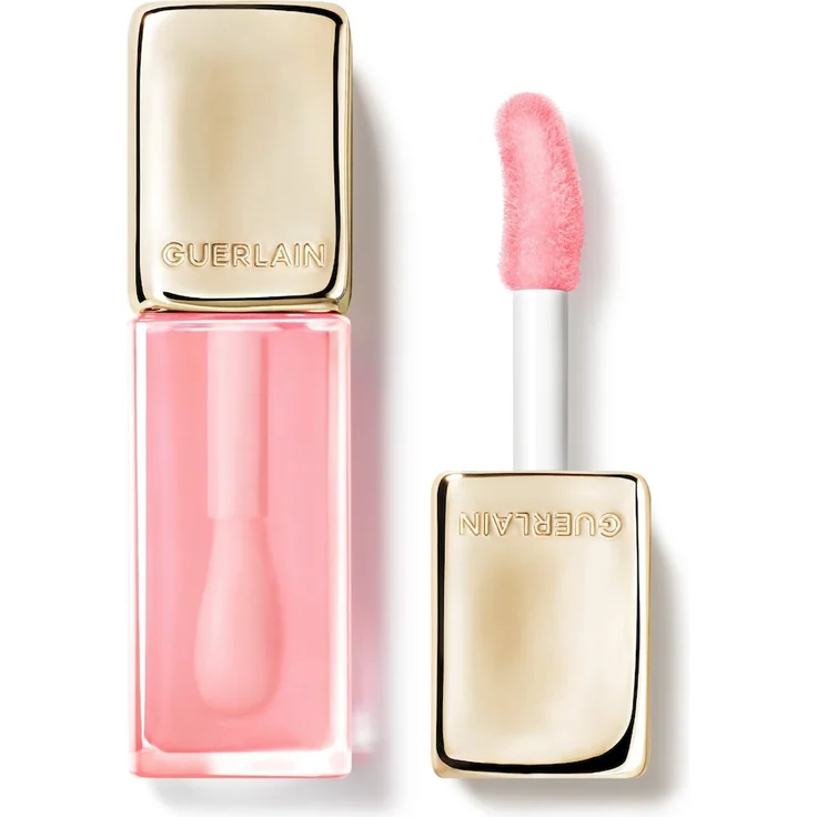 Guerlain KissKiss Bee Glow Lip Oil, Lippenstift mit 92% natürlichen Inhaltsstoffen, 9,5 ml, Farbe 258 Rose Glow