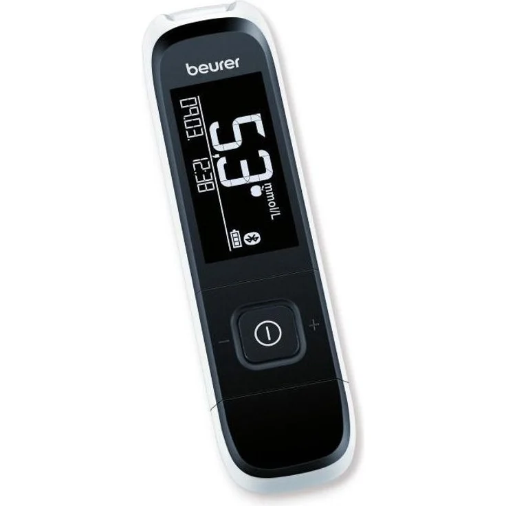 Beurer GL60 Blutzuckermessgerät, genaues Messgerät in mmol/l für Diabetes-Management, 1 Stück