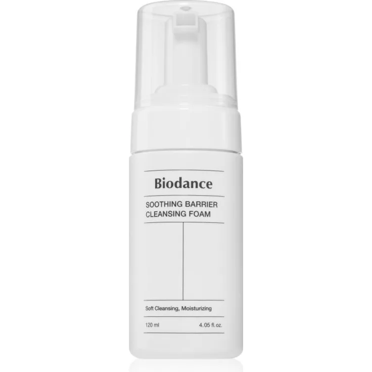 Biodance Soothing Barrier Cleansing Foam, Reinigungsschaum für empfindliche Haut, beruhigende Wirkung, 120 ml