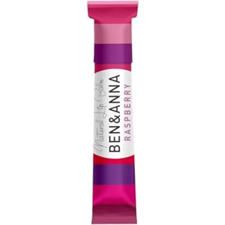 Ben & Anna Vegane Lippenpflege, Himbeer-Geschmack, nachhaltig verpackt, ohne Plastik, zertifizierte Naturkosmetik, 1er Pack (6g) – Bild 3
