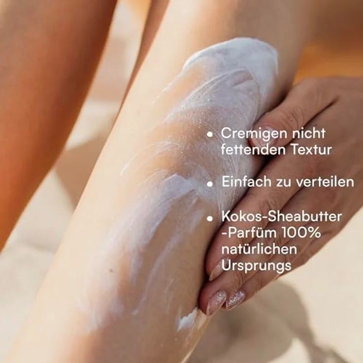 Laboratoires de Biarritz Sonnenmilch LSF30 Bio-zertifiziert, leichte cremige Textur für Gesicht und Körper, 100 ml, Made in France, wasserfest und antibakteriell – Bild 3