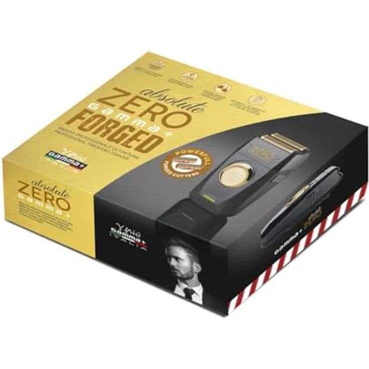 Gamma Piu Absolute Zero Shaver, 0mm Schnittlänge, Gold-Titan Scherfolie – Bild 7
