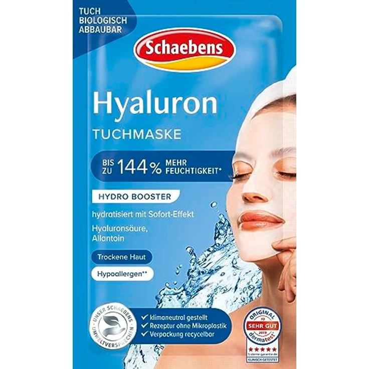 Schaebens Hyaluron Tuchmaske, 21 g – Bild 1