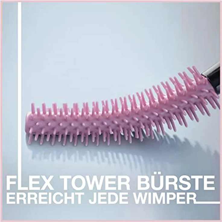 Maybelline New York Schwarze Wimperntusche für extrem lange Wimpern, Lash Sensational Sky High Mascara, Braun, 7,2 ml – Bild 5