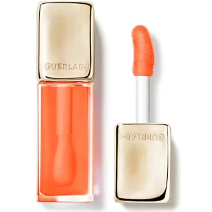 Guerlain KissKiss Bee Glow Lip Oil, 9,5 ml Lippenstift in 319 Peach Glow, pflegend und hochglänzend – Bild 1