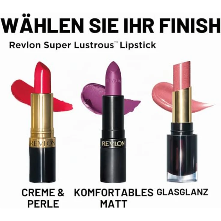 Revlon The Luscious Mattes Super Lustrous Lipstick, cremige Formel für weiche und volle Lippen, samtmatte Farbe 025 Insane, 4,2 g – Bild 5