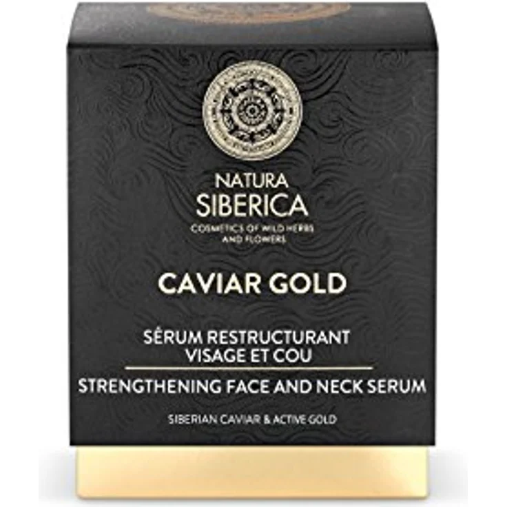 Natura Siberica Natura Siberica Caviar Gold Strengthening Face And Neck Serum Serum do twarzy i szyi wzmacniające 30 ml - Hochwertiges Gesichtsmasken Serum – Bild 2