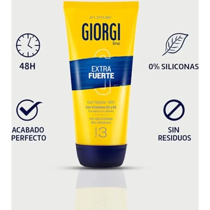 Giorgi Line Extra starker Schaum, 0% Silikon, 48h Halt, für alle Haartypen, 3-170 ml – Bild 4