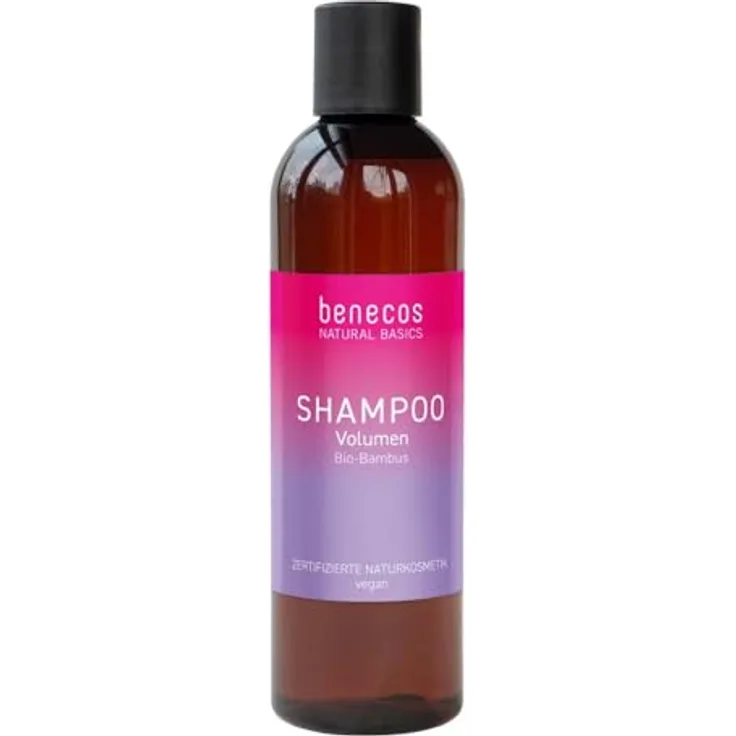 benecos Natural Basics - Shampoo Volumen Bio-Bambus - 250ml - vegan - derm. getestet
