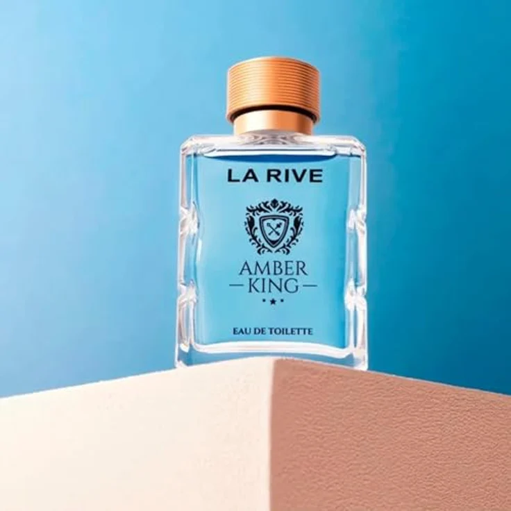 La Rive Amber King, Eau de Toilette für Herren, 100ml mit Zitrusfrüchten, spanischem Pfeffer und Zeder – Bild 2