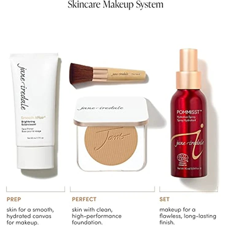 Jane Iredale Kompaktpuder Face Make-Up PurePressed Base Mineral Foundation Refill Golden Glow 9,9 g – Bild 6