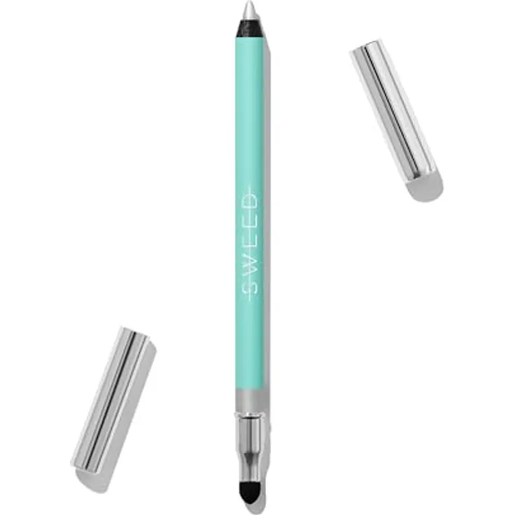 Sweed Satin Eyeliner Euphoria Silver, funkelnder Kajalstift mit wasserfester Formel, 1,2 g