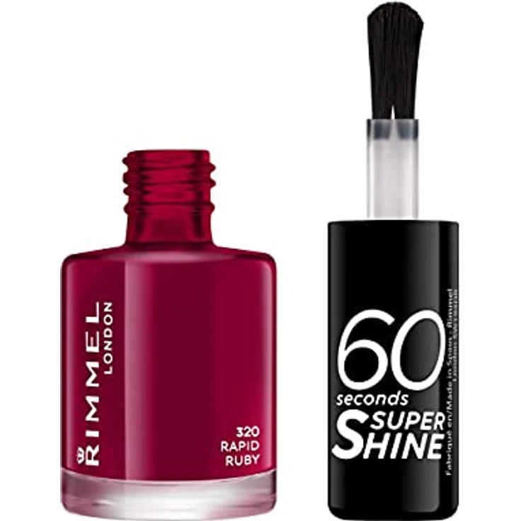60 SECONDS super shine #320rapid ruby 13,5 ml – Bild 2