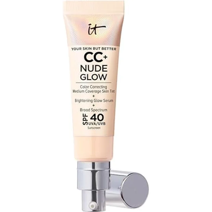 IT Cosmetics CC+ NUDE GLOW lightweight foundation + glow serum SPF40#fair 32 ml - Langlebige Foundation mit Glow-Effekt – Bild 3