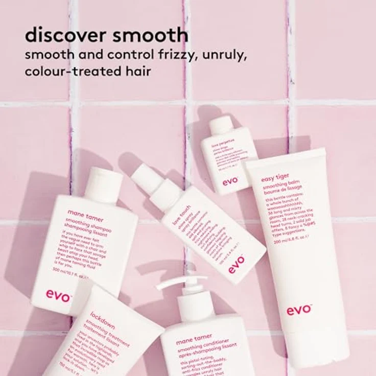 evo Lockdown Glättungsbehandlung – Leave-In Haarbehandlung – schützt coloriertes Haar und kontrolliert widerspenstiges Haar – 150 ml – Bild 3