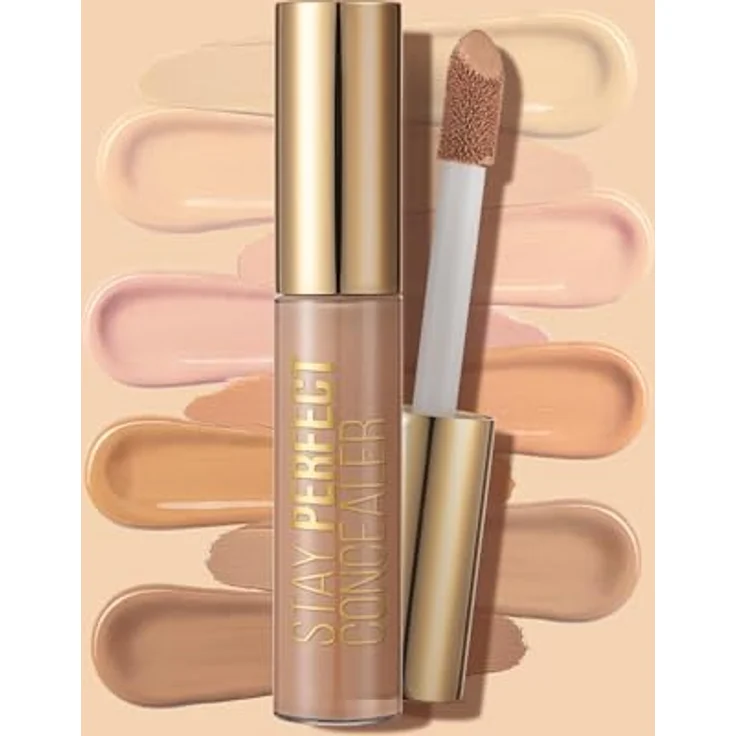 flormar Stay Perfect Concealer, Flüssig-Korrektor, hochpigmentierte Formel, Farbton 001 Fair, 12,5 ml – Bild 8