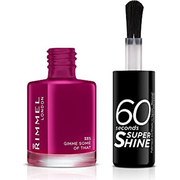 Rimmel London 60 Seconds Super Shine Schnelltrocknender Nagellack 8 ml Farbton 335 Gimme Some Of That – Bild 2