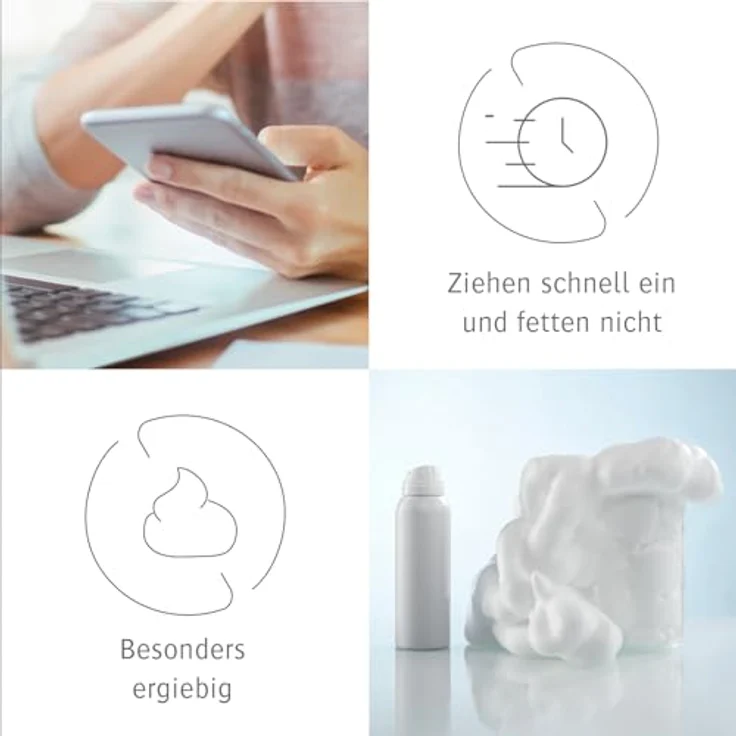 Allpresan Derma med Repair Schaum-Creme mit beruhigendem Duft - Zur Pflege sehr trockener und strapazierter Hände - 100 ml – Bild 5
