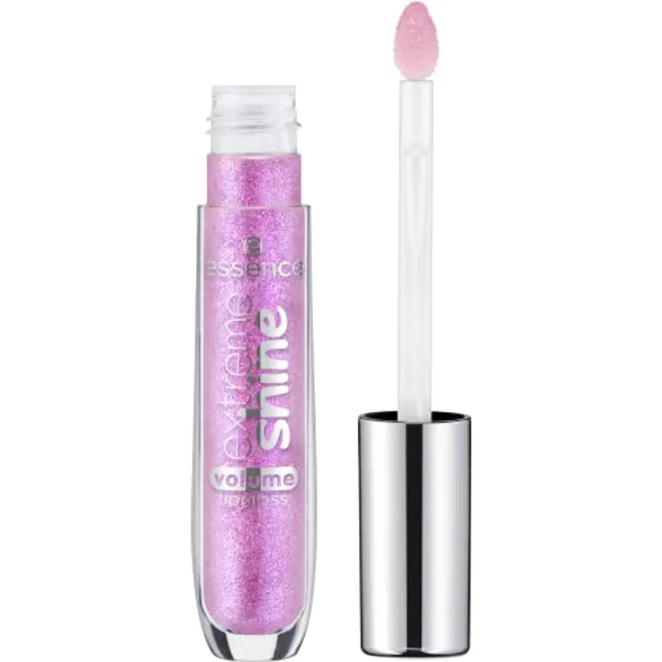 essence extreme shine volume lipgloss, Nr. 10, Violett, volumengebend, glänzend, strahlend frisch, transluzent, vegan, ölfrei, ohne Alkohol, ohne Konservierungsstoffe, 1er Pack (5ml)