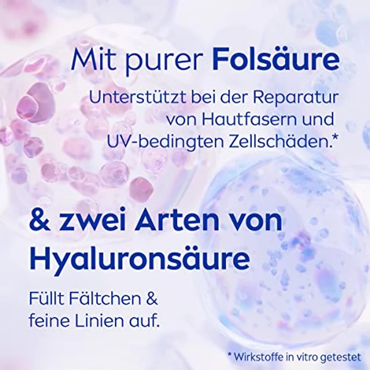 NIVEA Cellular Expert Filler Hochwirksame Anti-Age Tagespflege LSF 15, extra straffende Gesichtspflege mit Auffüllungseffekt, aufpolsternde Tagescreme mit Hyaluronsäure & Sonnenschutz (50 ml) – Bild 3