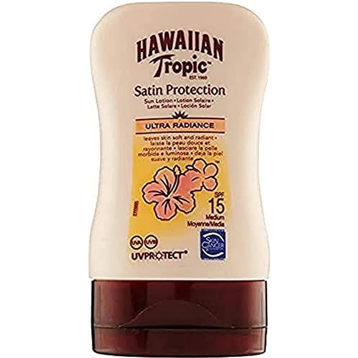 Hawaiian Tropic Satin Protection Sun Lotion Sonnencreme LSF 15 Mini, 100 ml, 1 St – Bild 1